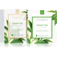 FOREO UFO™ Green Tea Masca pentru fata cu efect catifelant si revigorant 6 x 6 g