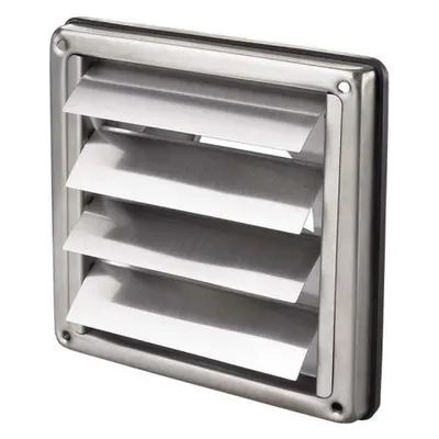 VENTS Grila ventilatie cu jaluzele gravitationale aluminiu 120mm