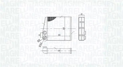 Schimbator caldura incalzire habitaclu potrivit NISSAN MICRA C+C III, MICRA III, NOTE, NV200, NV200 EVALIA 1.0-1.6 01.03
