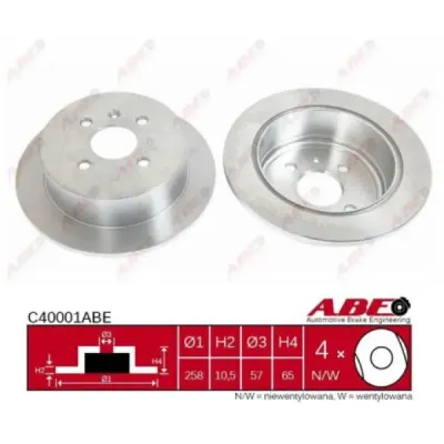 Disc frana ABE C40001ABE