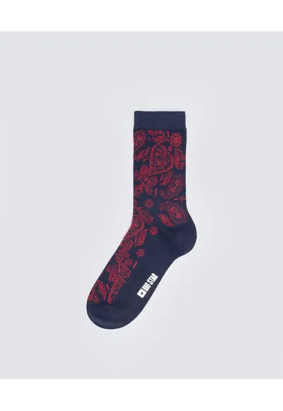 Sosete lungi cu model paisley