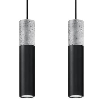 Lampa suspendata BORGIO 2 negru