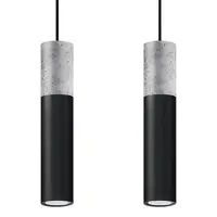 Lampa suspendata BORGIO 2 negru