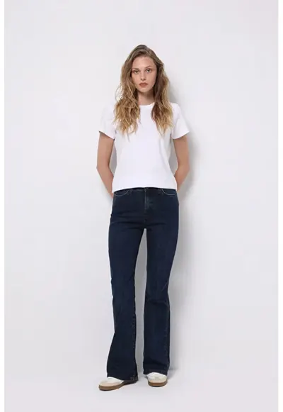 Pantaloni Regular Fit - albastru ocean