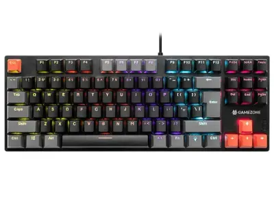 Tastatura Gaming Mecanica Tracer GameZone Blade 87, USB, 1.5m (Negru)