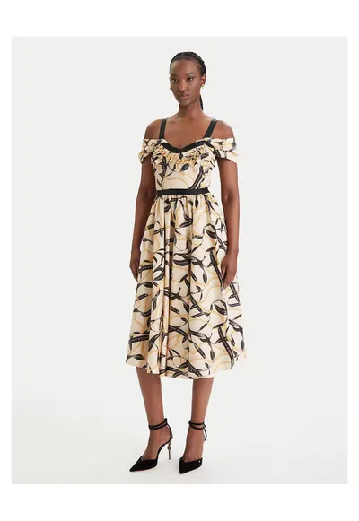 Rochie de cocktail Femei - - Bej