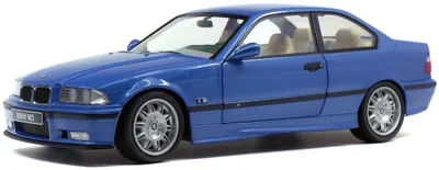 Model de colecție SOLIDO Modern: Mașini - BMW E36 Coupe M3 (Blue) (1990)