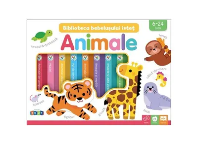 Animale. Biblioteca bebelușului isteț - Hardcover