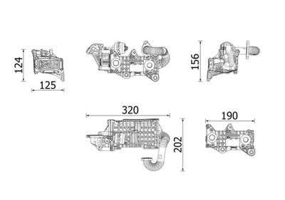 Supapa Egr (modul cu Radiator) Potrivit Citroen Berlingo, Berlingo Minivan, C3 C3 Origin Iii, C3 Aircross Ii, C3 Iii, C4 Cactus, C4 Iii, C4 Spacetourer, C5 Aircross, C-Elysee 1.5d 05.18