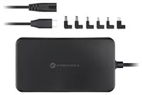 Încărcător Forcell - F-Energy E856, 90W, USB-C, 6 conectori, negru