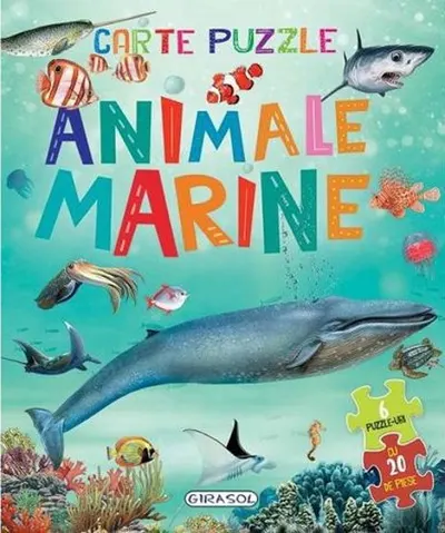 Animale marine. Carte puzzle 1