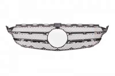 Grila fata 8 buc set, AVANTGARDE, negru crom argintiu MERCEDES Clasa C W205 dupa 2013