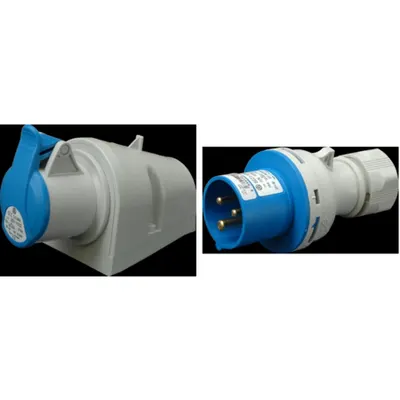Pachet Conexiuni Industriale Trifazate SEZ 16A 400V 4 Poli IP44 – Solutia Ideala pentru Montaj Aparent