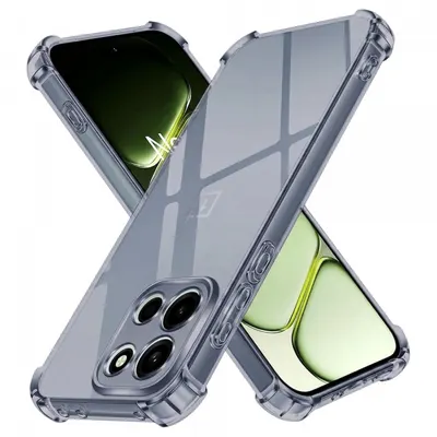 Husa pentru OnePlus Nord 6, Techsuit, Shockproof Clear, Fumurie