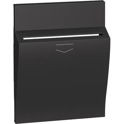 Placa 3 module pentru referintele K4549 si K4548 Bticino Living Now KG22, negru