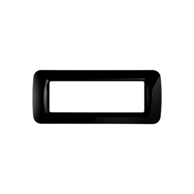 Placa ornament TOP SYSTEM - tehnopolimer gloss finish - 6 module- TONER BLACK - SYSTEM