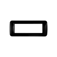 Placa ornament TOP SYSTEM - tehnopolimer gloss finish - 6 module- TONER BLACK - SYSTEM