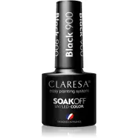 Claresa SoakOff UV/LED Color Black lac de unghii sub forma de gel culoare 900 5 g