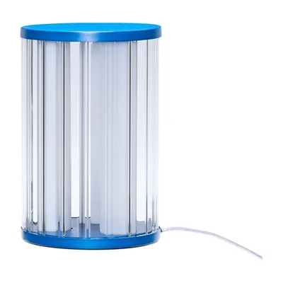 Veioză albastră LED cu intensitate reglabilă din sticlă (înălțime 30 cm) Aru – Hübsch
