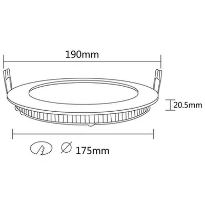 Smd-Crd 15w Panel 4200k