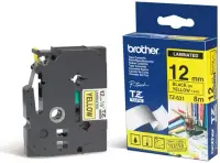 Banda laminata Brother 12mm TZ631 (Negru/Galben)