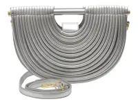 Geanta EPICA argintie, NF011, din piele ecologica