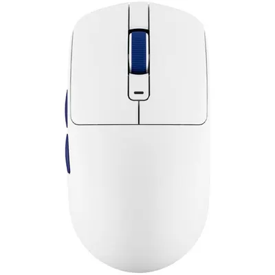 Mouse de gaming Royal Kludge – M30, optic , fără fir, alb/albastru