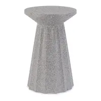 Măsuță de cafea gri rotundă din oțel ø 30 cm Adelya – Yes Everyday