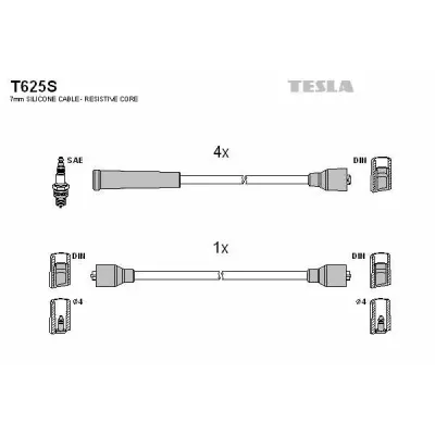 Set cablaj aprindere TESLA T625S