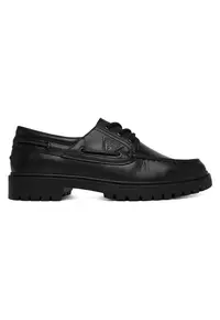 Pantofi barbati - piele negru - Negru