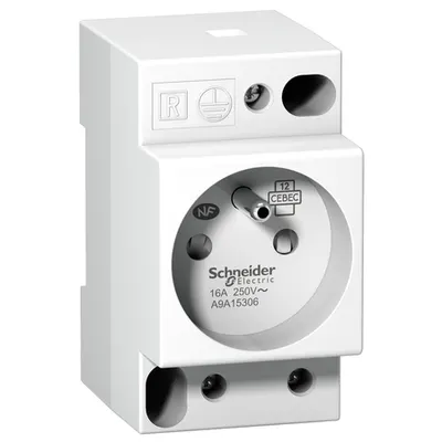 Priza Din Ipc - 2P+E - 16A - 250Vac - Nfc 15100 - Std Francez