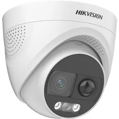 Camera Analog 4K cu PIR 11 m, ColorVu lentila 2.8mm, WL 20 m, Alarma Audio + Stroboscop - HIKVISION DS-2CE72UF3T-PIRXO-2.8mm