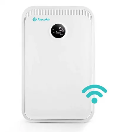 Sistem de ventilatie AlecoAir E40 Revive New cu recuperare de caldura si purificare independenta, WiFi, TRUE HEPA, Ionizare