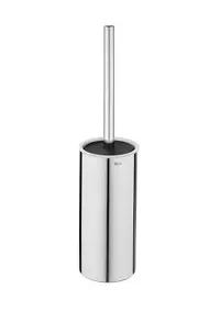 Perie WC Roca Tempo A817038001, pe podea, metal/plastic, Crom