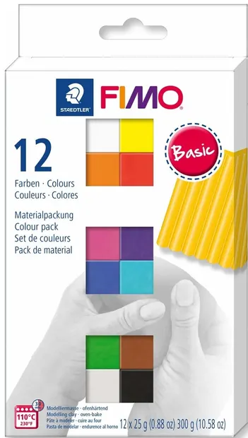 Set de lut Staedtler Fimo Soft - 12 culori х 25gr.