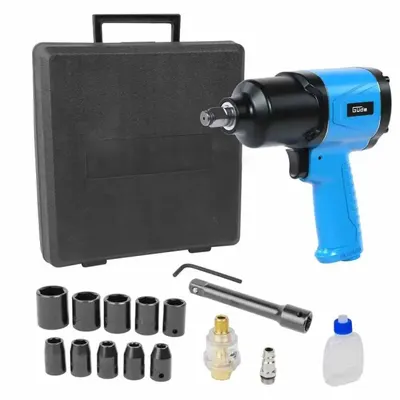Pistol pneumatic de impact DL Gude 40040, 1 2 , 6 bari, 580 Nm