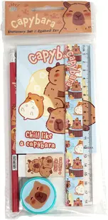 Set rechizite școlare GIM Capybara - Boba, 5 piese
