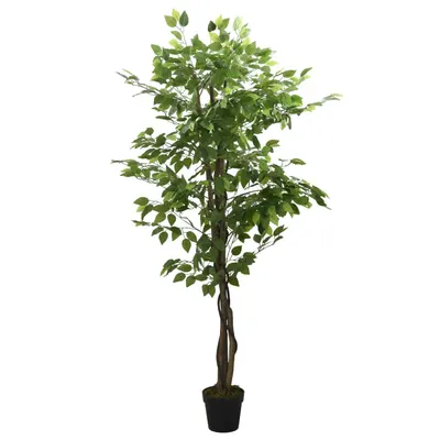 Gossi arbore ficus artificial 378 de frunze 80 cm verde