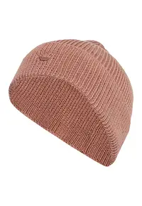 Caciula din tricot cu monograma - Roz prafuit