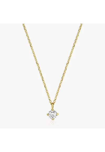 Colier din aur Timeless - Diamant 0.1 CT