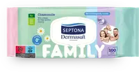 Servetele cu capac Family Dermasoft, 100 bucati, Septona