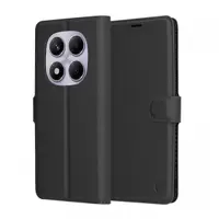 Husa pentru Xiaomi Redmi Note 14 Pro 4G, Techsuit, Leather Folio, Neagra