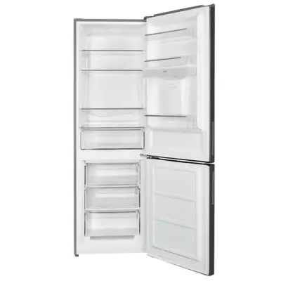 Combina Frigorifica Samus SCX396ED, 313 L, Dozator apa, Clasa E, H 186 cm (Argintiu)