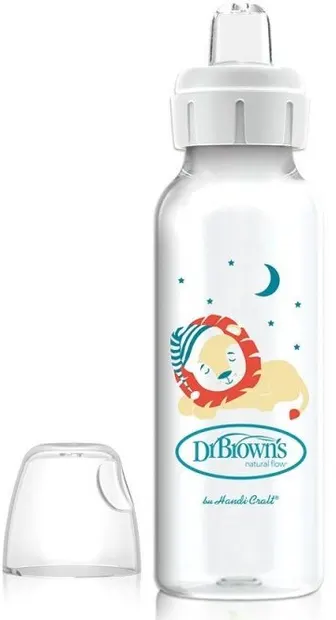 Biberon de tranziție Dr. Brown's Milestones - Lion, 250 ml