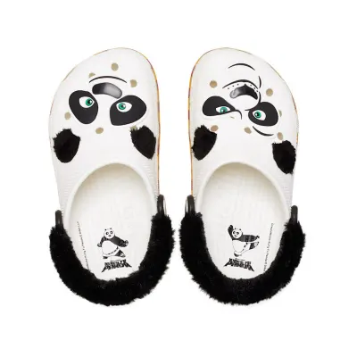 Saboti Crocs Kung Fu Panda Classic Clog Kids Alb - White