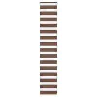 vidaXL Jaluzea tip zebra maro lățime țesătură 45,9 cm poliester