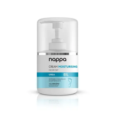 Crema hidratanta pentru picioare uscate cu 5% uree - 250 ml - Nappa
