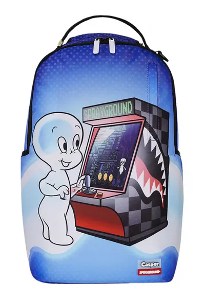Rucsac unisex Casper Arcade DLXSR albastru 27x45x15cm ergonomic ajustabil