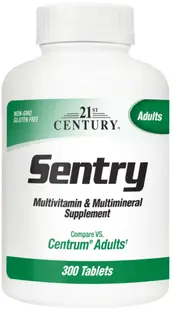 Sentry Multivitamin & Multimineral, 300 tablete, 21st Century
