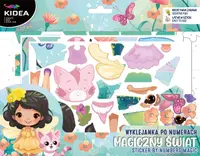 Joc cu stickere pe numere Kidea – Magie